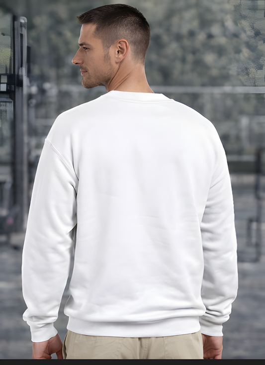 Titan Supply Classic Crewneck Sweatshirt – White