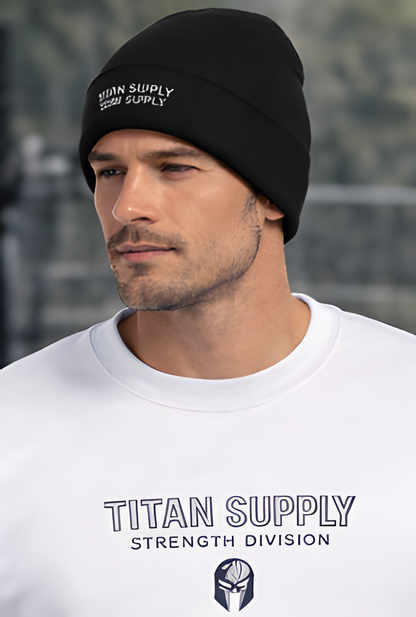 Titan Supply Cuffed Beanie | Yupoong 1501KC