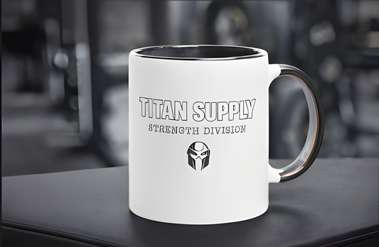 White 11oz Ceramic Mug with Color Inside