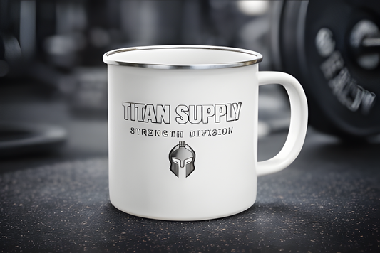 White 12oz Enamel Mug