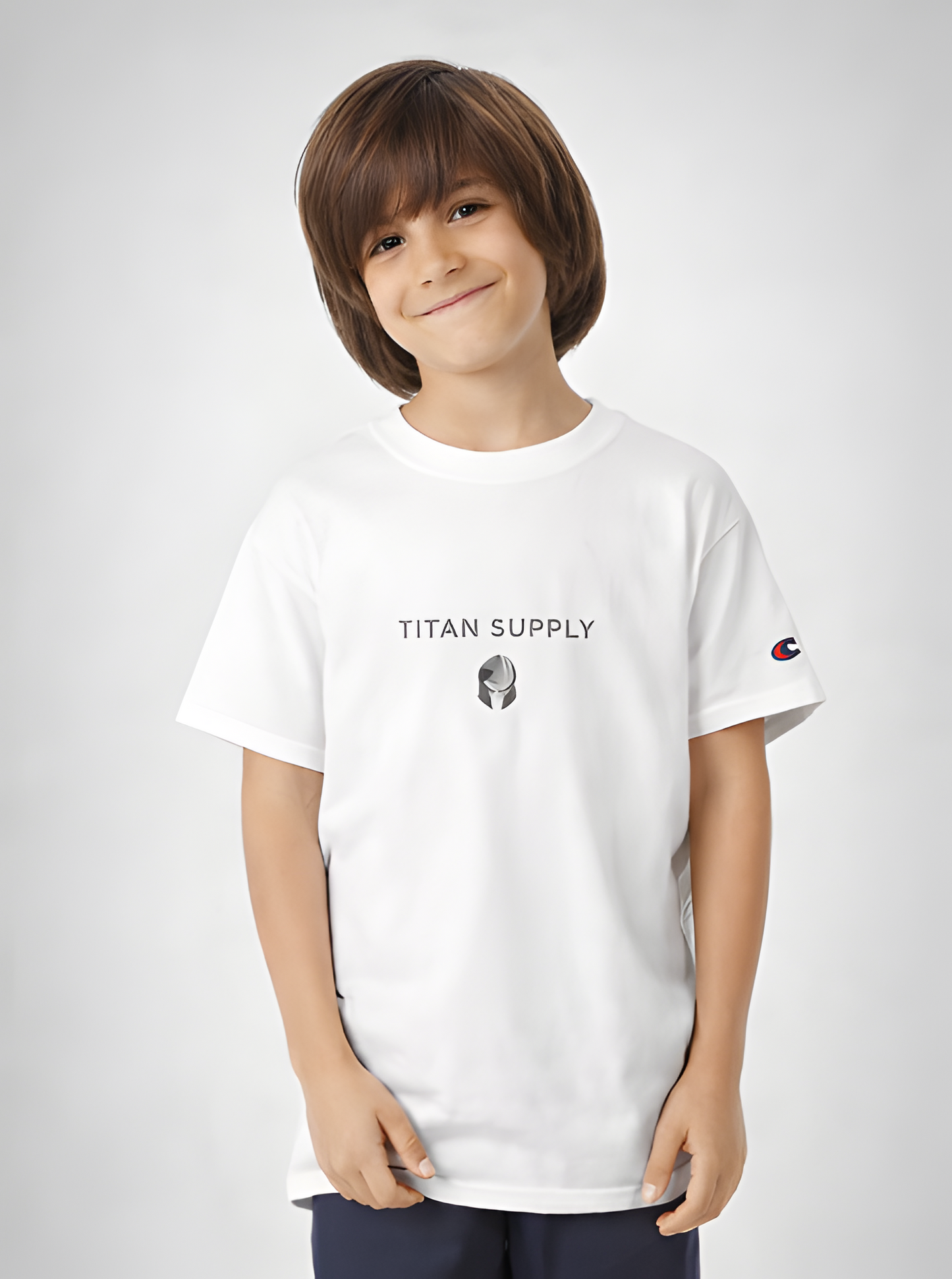 Kids Premium Crewneck T-Shirt | Champion T435 | Titan Supply