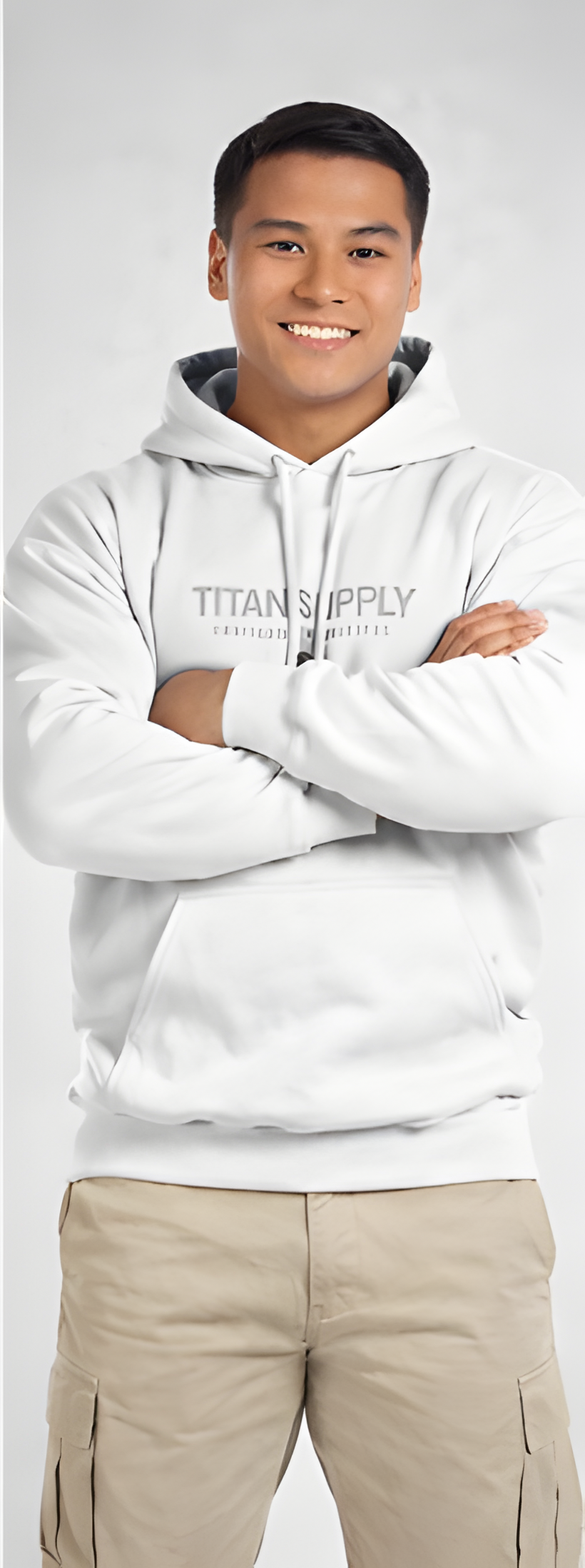 Titan Supply Classic Heavy Hoodie – White